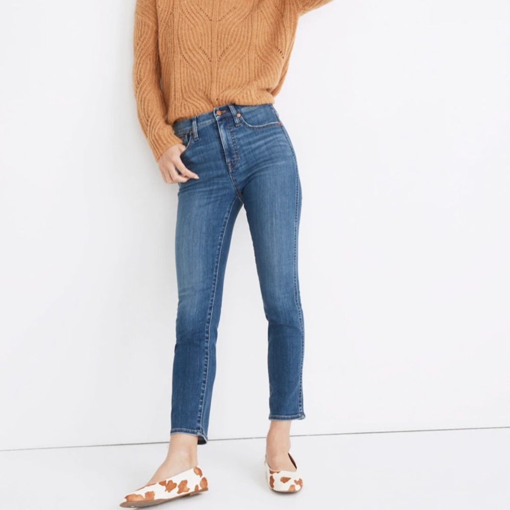Madewell Stovepipe Denim Leman wash